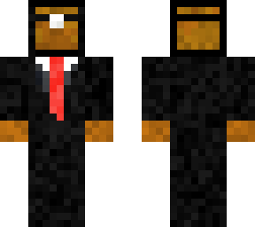 chest in a suit
