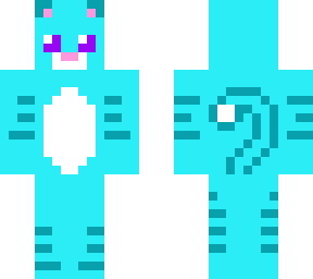 cute aqua cat