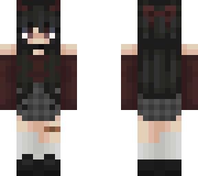 cute girl with skirt do not steal