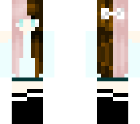 fixed half pink half brown