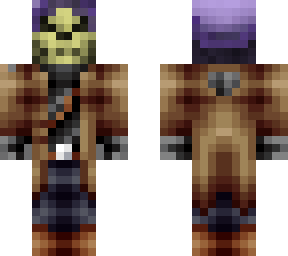 skeletor with a trenchcoat