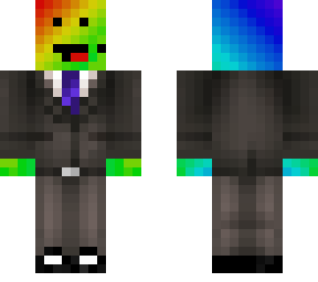 suited rainbow derp commentator