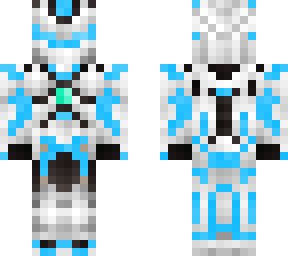 a blue robot
