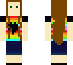 edited rainbow girl