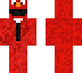 elmo with a tie