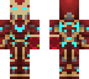 Iron man with Infinity Gaunlet | Minecraft Skin