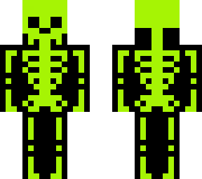 neon skeleton