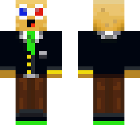 potato in suit