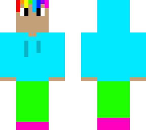 rainbow hair