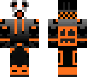 orange skin with mask re down