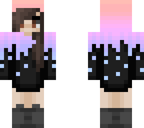 rainbow emo girl