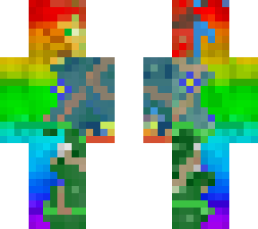 rainbow peace steve (skin created by qgplayz)