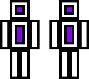 white n purple box