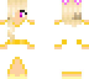 blonde haired bunny life godess princess