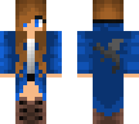 blue dragon girl