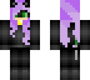 cat noir purple hair girl
