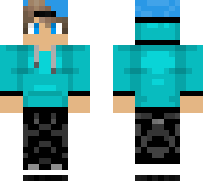 cool boy skin with hoodie
