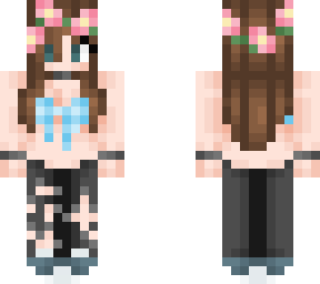 flower girl with crop top