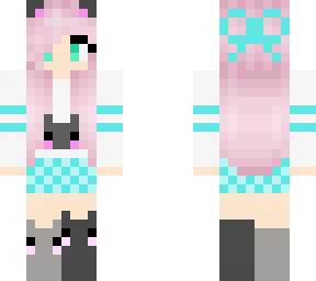 girl with cat pajamas