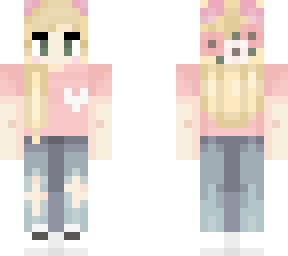 pink floral girl - my edit