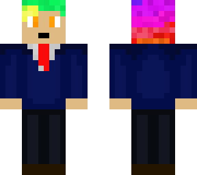 rainbow hair suit