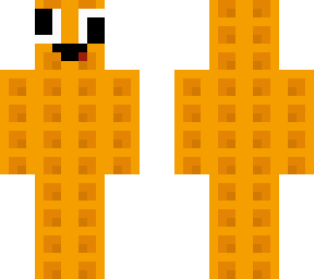 waffle with eyes