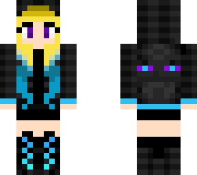 blue ender girl