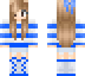 blue girl