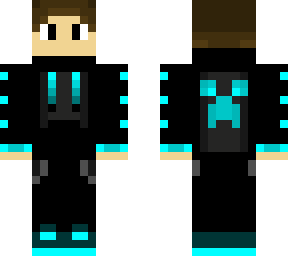 cool blue creeper boy