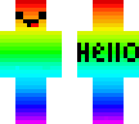 derpy, friendly rainbow boy