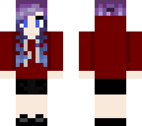 girl with hoodie and shorts
