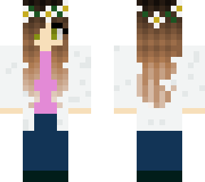 girl with white fluffy cardigan