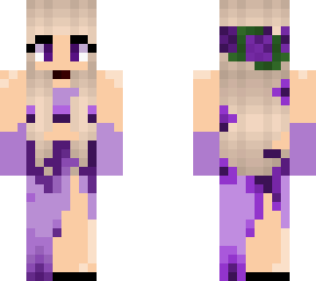 thatonegirldm purple flower crown girl