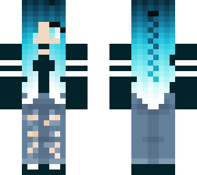 blue devil girl without horns (original by thatwildchild)