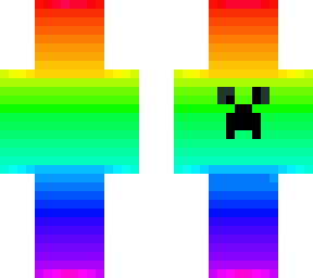 creeper rainbow dude