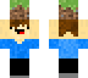 my skin with grass block lol