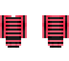 pink and black striped dress