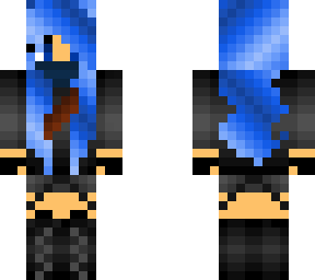 blue ninja girl