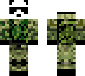 camouflage panda