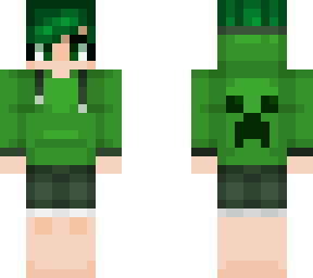 creeper-themed skin