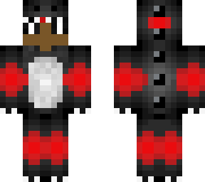 dinosaur suit in red