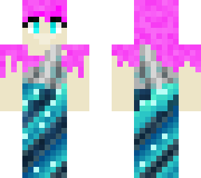 mermaid on land.
