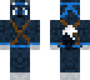 ninja wolf (blue)