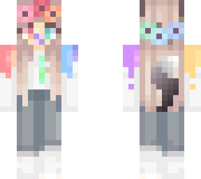 rainbow baby wolf
