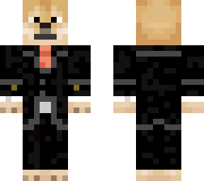 shiba in a suit