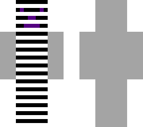 stripey black/white man
