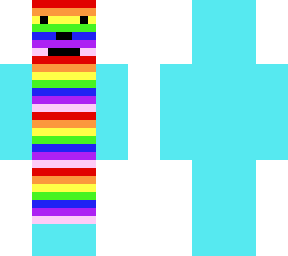 stripey rainbow man
