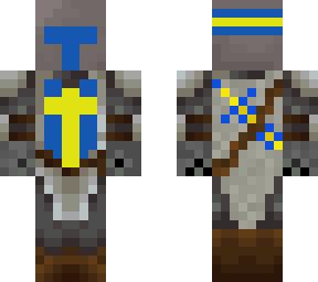 swedish knight with another helmet
