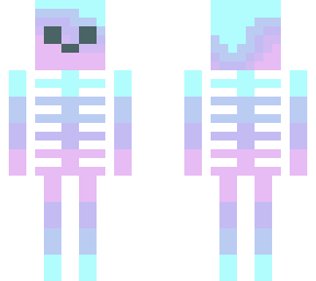 vaporwave skeleton