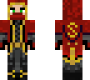 wizard red and green